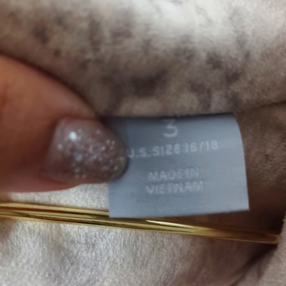 𝅺chico's Elongated Faux Suede Snake Print Moto Jacket Size 3 - Picture 7 of 8